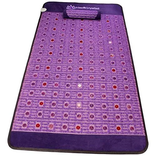 Purple amethyst therapy mat and pillow